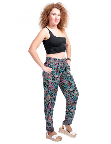 Silk Skinny Pants