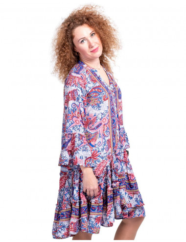 Robe imprimée bohème 2