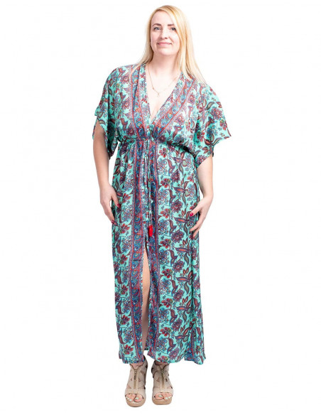 Robe longue avec fente
