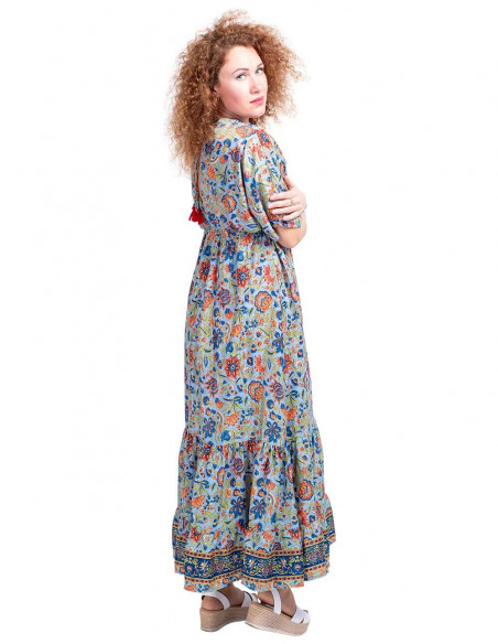 Robe longue style bohème