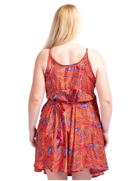 Vestido Enrolado Vermelho
