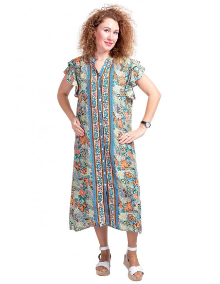 Robe chemise imprimée