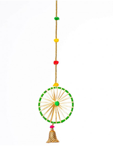 Pendentif Ethnique Cercle et Cloche