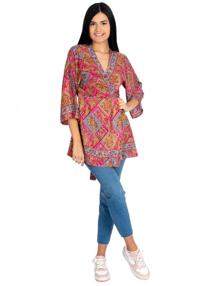 Kimono-style T-shirt