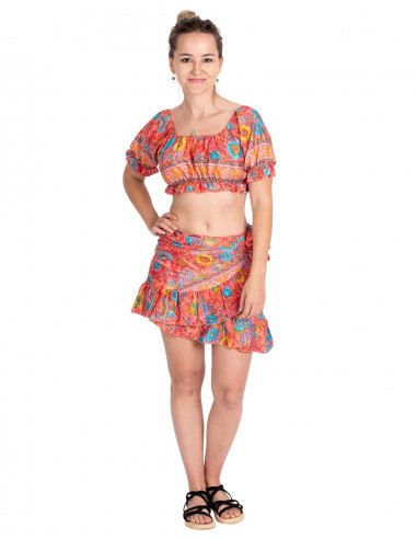 Minijupe et Top ensemble