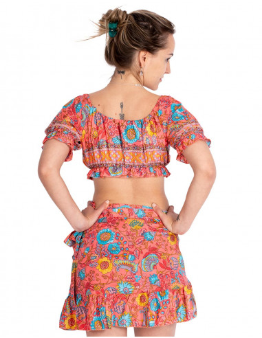 Miniskirt and Top set