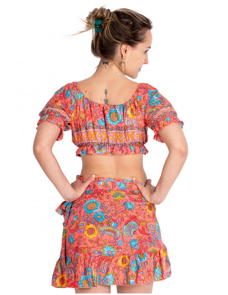 set-falda-top-mujer-verano-salmon