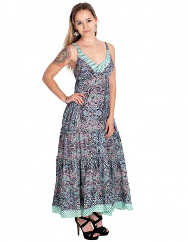 Langes Trägerkleid