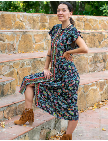 Robe chemise imprimée