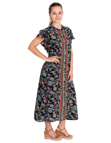 Printed Shirt Dress