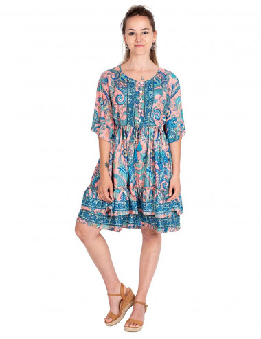 Boho Dress with Ruffles 2