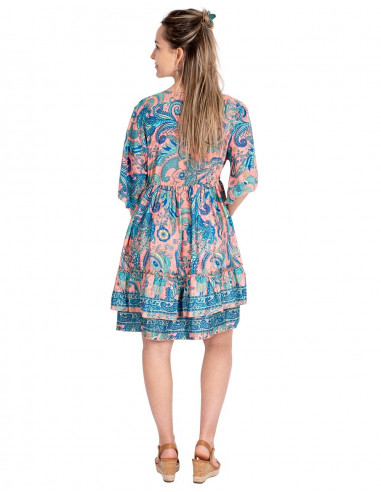 Robe bohème à volants