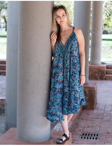vestido-desigual-cruzado-estampado-azul 2