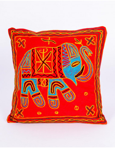 Housse de coussin éléphant