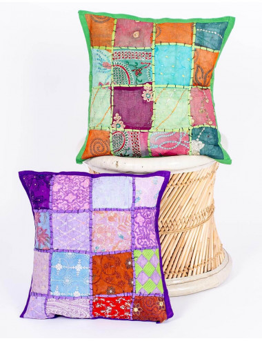 Fodera per cuscino patchwork 2
