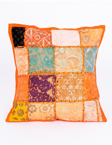 Capa de Almofada de Patchwork