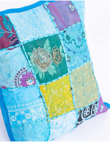 Capa de Almofada de Patchwork