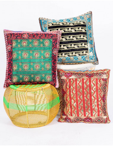 Housse de coussin ethnique