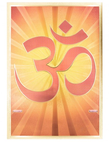 Geprägtes Blatt Om-Symbol 2