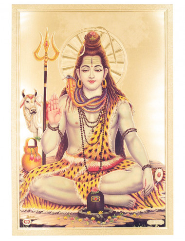 Lamina God Shiva