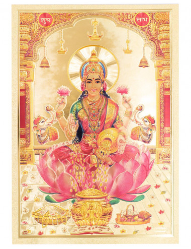 Göttin Lakshmi Druck