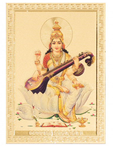 Timbro con adesivo Saraswati