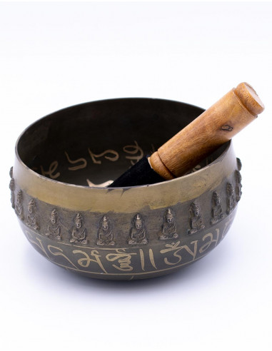 Handmade Carved Tibetan Singing Bowl