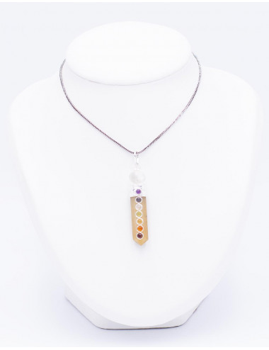Octagonal Pendant Mineral... 2