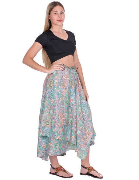 Jupe Longue Asymétrique