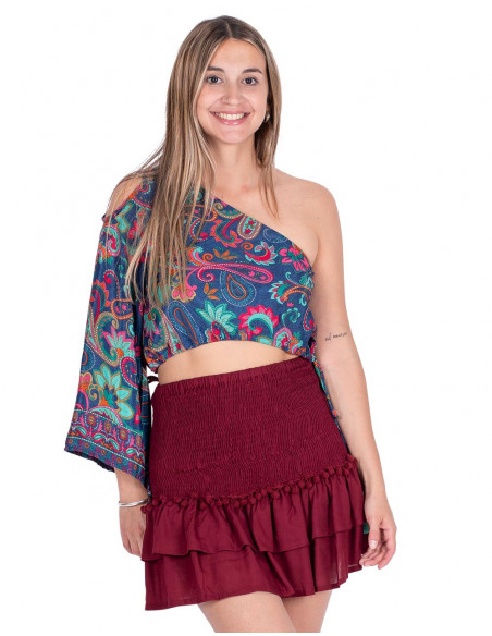 Asymmetrisches One-Shoulder-Top