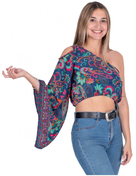 Asymmetrisches One-Shoulder-Top