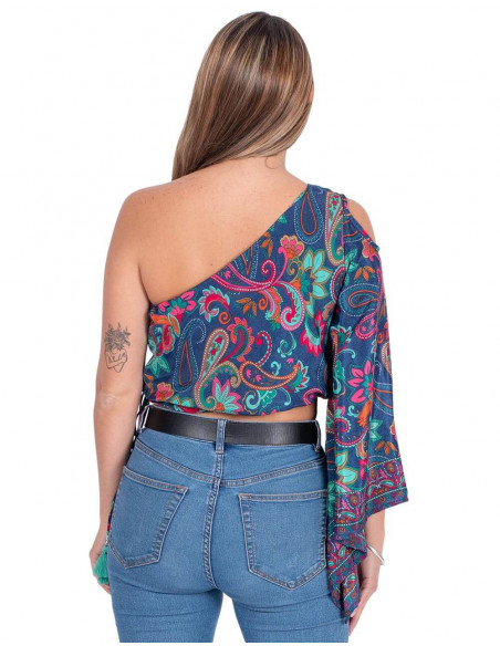 Asymmetrisches One-Shoulder-Top