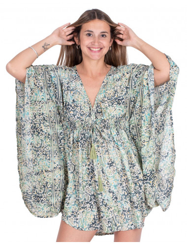 Bat Sleeve Dress
