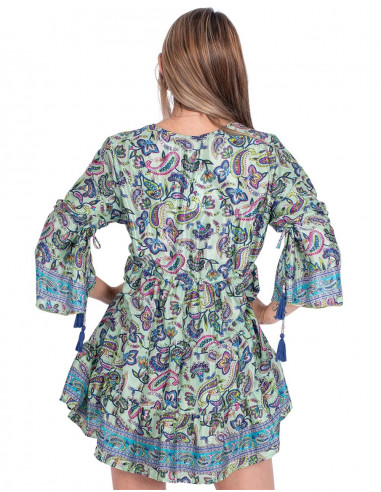 Boho Style Short Dress