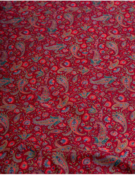 Abito boho con stampa Paisley