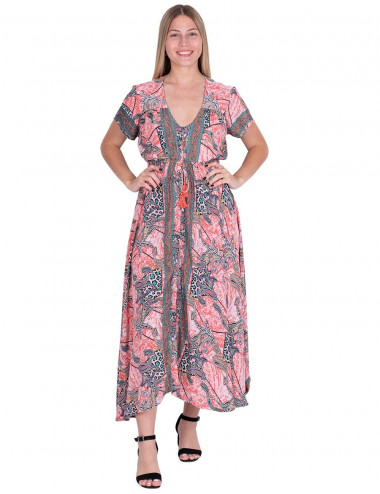 Geknöpftes Seidenkleid 2