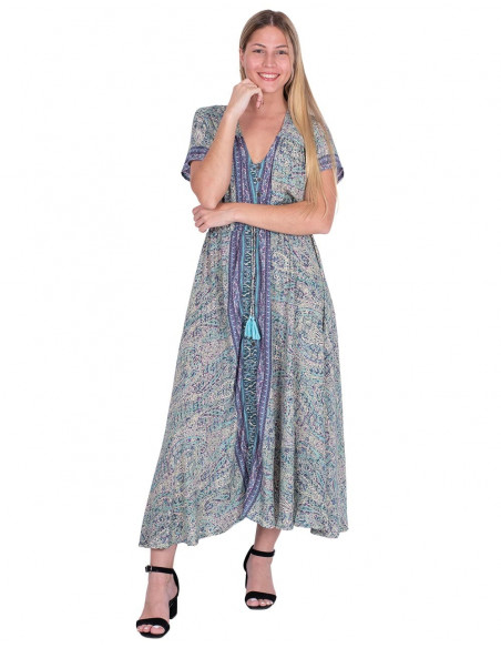 Boutons et manches de la robe