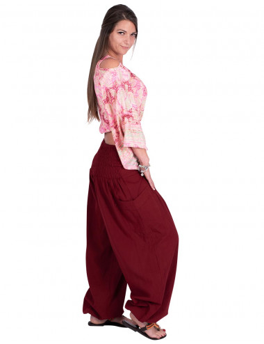 top-corto-una-manga-estampado-rosa 2