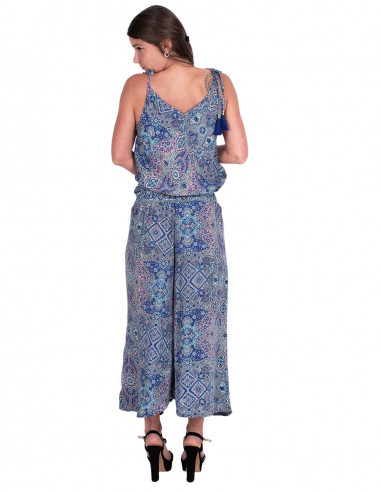 Loose Silk Jumpsuit