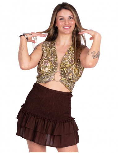 Top Aberto com Laço