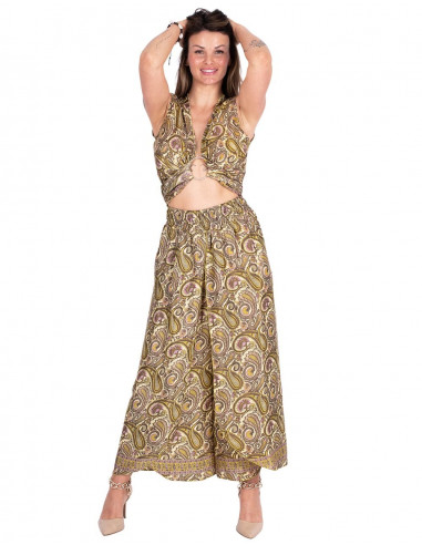 top-fresco-verano-mujer-seda-ocre