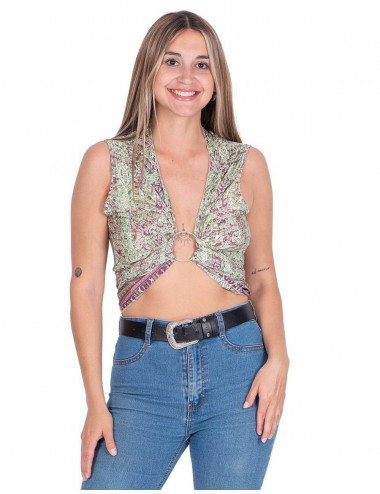 Top rendado estampado 2