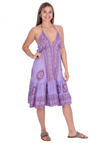 Om Symbol Midi Dress