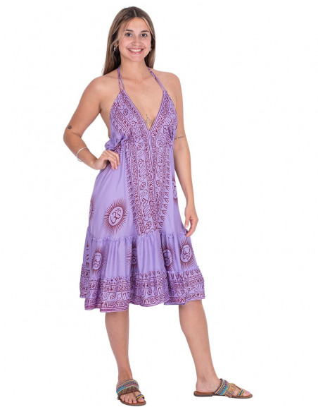 Om Symbol Midi Dress