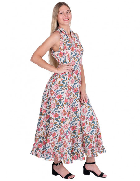 Cotton Dress Flowers