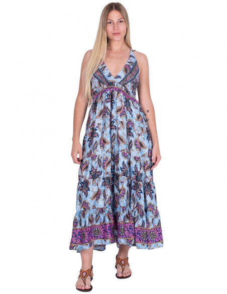 Langes Trägerkleid