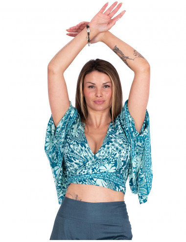Laced Cropped Top