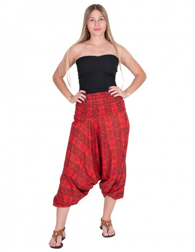 Rote Hippie-Hose