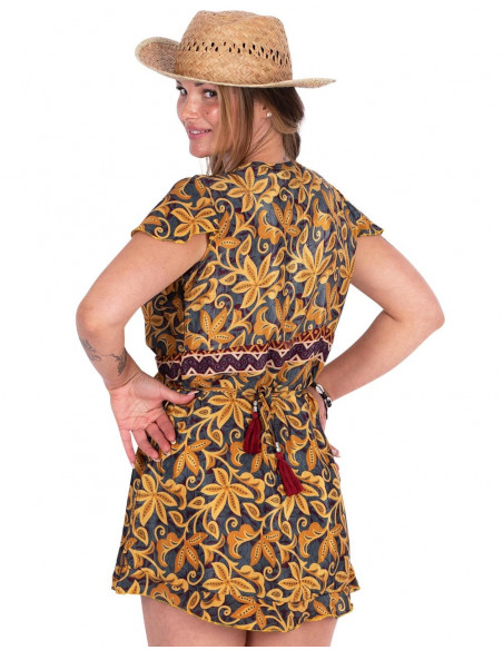 Robe portefeuille extra courte