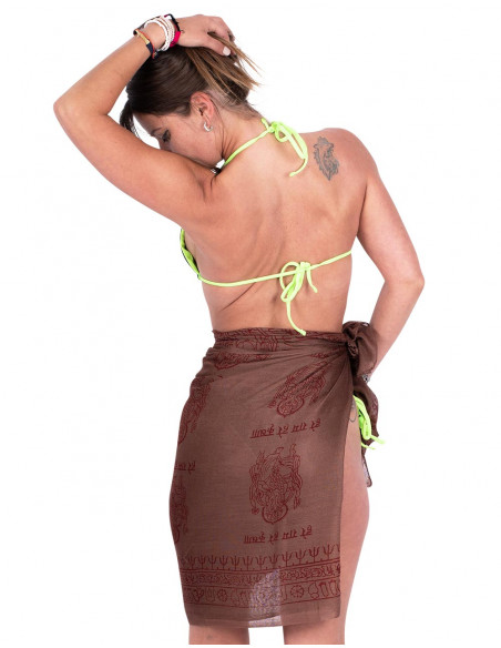 Pareo Brown Rayon